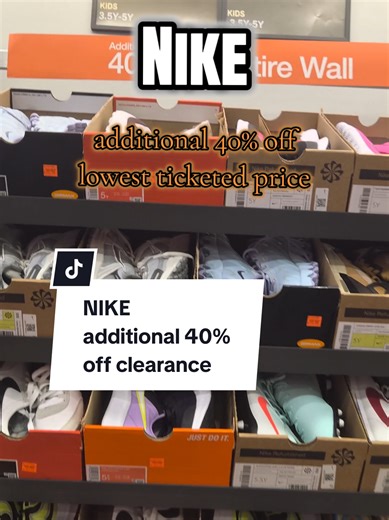 current mardowns at my @Nike store 🙌 keep and eye out at if you're looking for some savings 👀 also, if you have any coupons it can be an even better deal 🔥 . . #nike #nikefactory #nikeclearance #clearance #deals