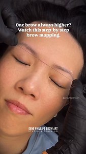 My secret to getting perfectly balanced brows? The Q-tip. But before that, here’s what I always consider when mapping: I always try to maintain the client’s natural brow shape as much as possible. I’ll enhance what’s already there — maybe lift the arch slightly or extend the tail for balance. I avoid changing the shape too much, because the more we deviate from their natural brows, the harder it is for the tattoo work to blend seamlessly into their real brow hair. Of course, every artist has the