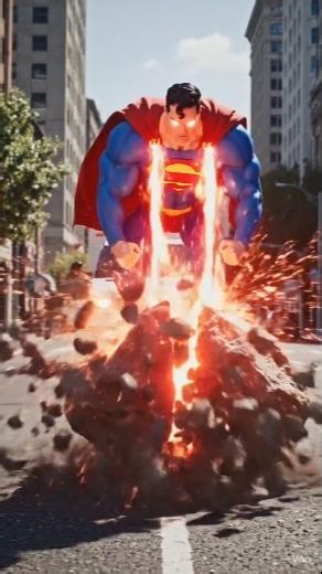 superman ne ambulance ke raste ke patthar ko tod diya #superman #shorts #viral