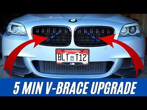 5 Minute BMW 535i F10/F11/F30 V Brace (Cross Bars) Upgrade