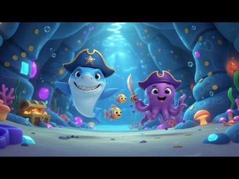 El Pececillo Trompita y la Gran Búsqueda del Tesoro Canciones Infantiles y Rimas para Niños y Bebés