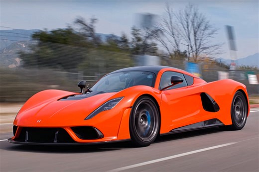 Jay Leno Drives the Insane 1,817 HP Hennessey Venom F5 Roadster Owned by Robert Herjavec