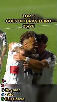 TOP 5 GOALS OF THE 25/26 BRAZILIAN CHAMPIONSHIPS🔥