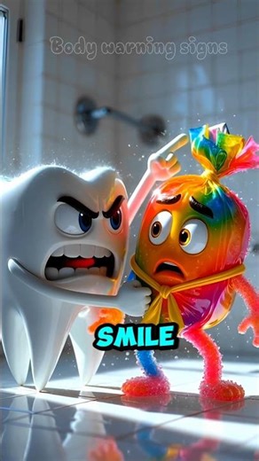 Teeth vs Candy Fight 🦷🍬 | Sugar Battle #shorts