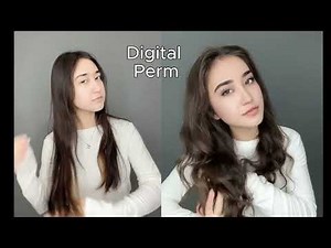 Effortless Waves: Mastering The Modern Beach Wave Perm #hair #hairperm #curlyhair #digitalperm #curl