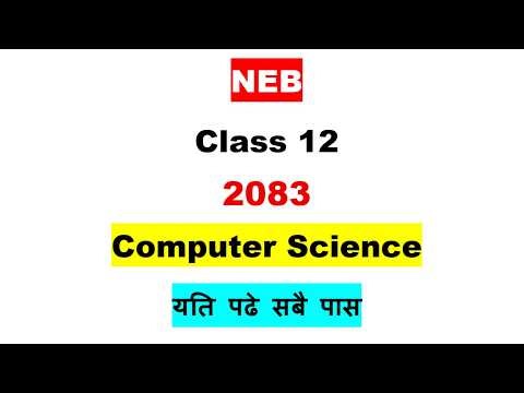class 12 computer science important questions 2083 || class 12 computer science important questions