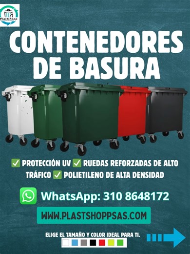 Contenedores de basura: orden y reciclaje para todos