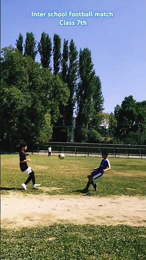 Inter class football match for Class 7th. #football #schoolgame