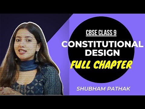 Constitutional Design | CBSE Class 9 Civics | Full Chapter | Term 1 MCQs | Shubham Pathak