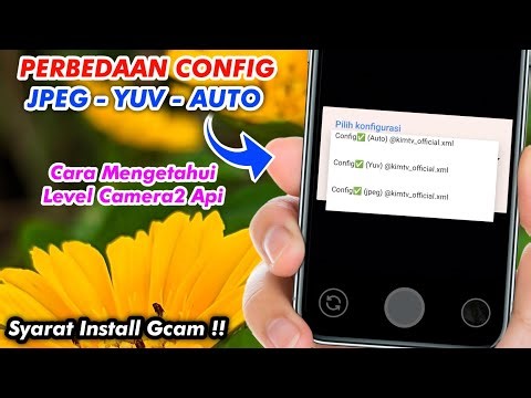 Perbedaan Config Yuv, Jpeg , Auto & Cara Mengetahui Level Camera 2 Api