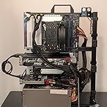 ITX ATX MATX EATX PC Frame Test Bench, Test Bench Open Air Case Water Cooling Fan Chassic, Open Air Frame Chassis Bracket, DIY Computer Motherboard Case Rack, Motherboard Chassis Set