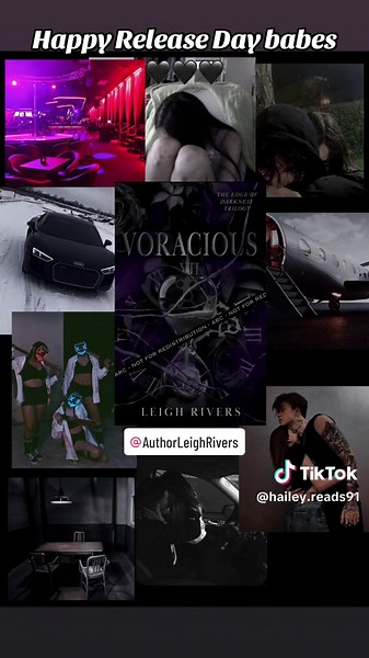 Voracious by @Author Leigh Rivers released today! This is book 2 in The Edge of Darkness Trilogy and cannot be read as a standalone 🖤 #voracious #theedgeofdarknesstrilogy #leighrivers #darkromance #newrelease