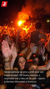 Sada je i službeno: Thompson je srušio rekord, sa 280.000 prodanih ulaznica koncert na Hipodromu je najprodavaniji na svijetu. Izračunali smo kolika je cifra okrenuta u samo jednom danu, iznos je vrtoglav! | Jutarnji