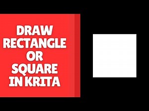 How to Draw a Rectangle or Square in Krita – Easy Shape Drawing Guide