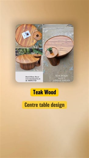 Wooden Center table Design for living room #centertable