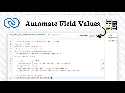 How to Use Formula Fields in Zoho CRM (Smart Data Tips)