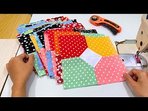 Quilt Pattern | Easy and Fast | How I Turned Hundreds of Square into a NEW Quilt In A Day