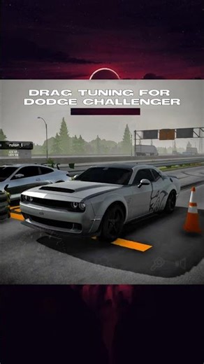 Dodge Challenger Drag Tuning | Best CPM Drag Setup 🏁 Gearbox AWD #shorts #trending #viral