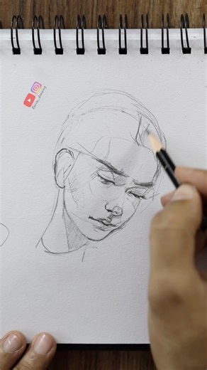 23K views · 487 reactions | #Draw #Drawing #رسم  | One pencil drawing | Facebook