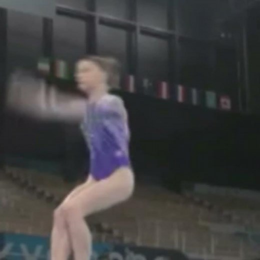 Elite Gymnast Defies Physics With This Move #gymnastics #olympics #skills