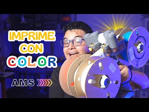 🌈🎨 How to Print MULTICOLOR with Bambu Studio in 3 Steps │How to Use AMS
