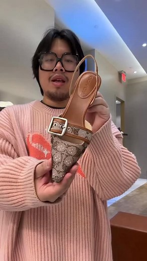 Brandon Nguyen on Instagram: "#coachretailemployee Shop the new @coach Margot Slingback In Crystal with the link in my bio!✨ #coachny #nyc #coach #coachshoes"