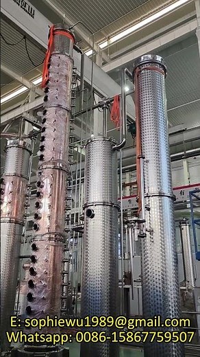 5000L copper still with copper reflux columns, versatile still for making gin vodka whisky brandy