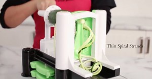 4.4K views · 21 reactions | This Paderno KitchenWear spiralizer in action is legitimately mesmerizing.  | Kitchen Stuff Plus | Facebook
