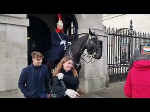 Watch Moments with King's Guard at Horse Guards in London. Unbelievable!