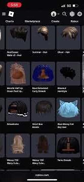 How to get 2 hairs on mobile Roblox tutorial