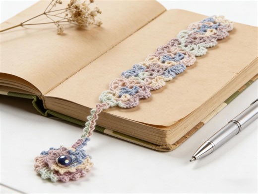 Floral Lace Bookmark, Crochet Pattern PDF, Easy Bookmark Tutorial, Instant Download - Etsy
