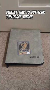 Perfect way to put your Toploader binder for Pokemon Cards