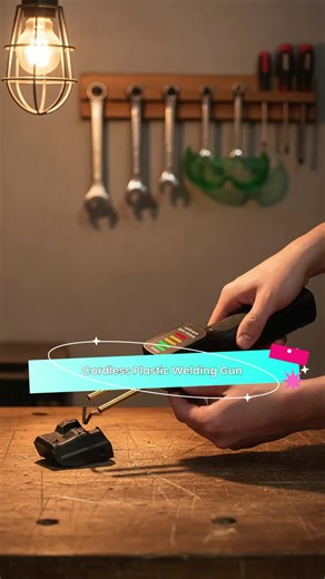 Pwg-1 Handheld Cordless Wireless Charging Plastic Welding Gun, Portable Electric Soldering Iron, Easy-To-Use Tool for DIY Projects #electronics #iphone18charger #wirelesscharger #snaponhandtools #multifunctionalcaraccessory #insulatedscrewdrivers #hairstylingtool #bestcurlingwand #electricgadget #detailingtools