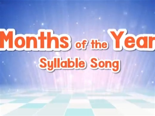 Months of the Year- Syllable Song