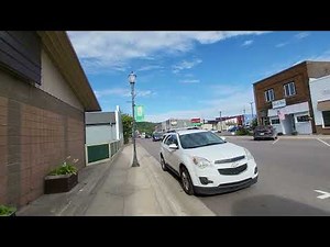 Downtown Munising Michigan Upper Peninsula Walk