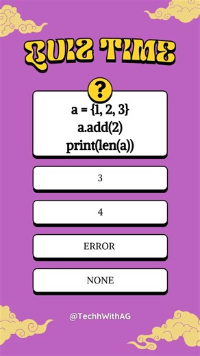 Day 6🤯🚀Python Coding Quiz 🤯Local vs Global variable 🔥Comment your answer 👇Follow @TechhWithAG