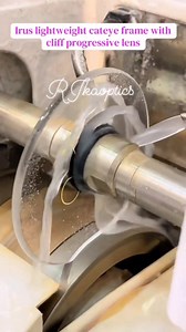 Irus lightweight cateye frame with cliff progressive lens. Blue Safe Coating: This coating filters harmful blue light emitted from digital devices, helping to reduce eye strain and fatigue during prolonged computer or screen use. Anti-Reflective Coating: #making #optician #glasses #eyeglasses #optical | Ronnie Jaspe