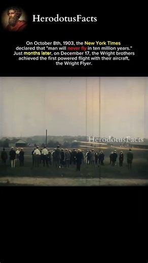 The invention of flight, 122 years ago