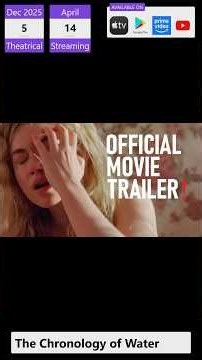 The Chronology Of Water (2026) - Official Movie Trailer | Imogen Poots, Thora Birch, Jim Belushi