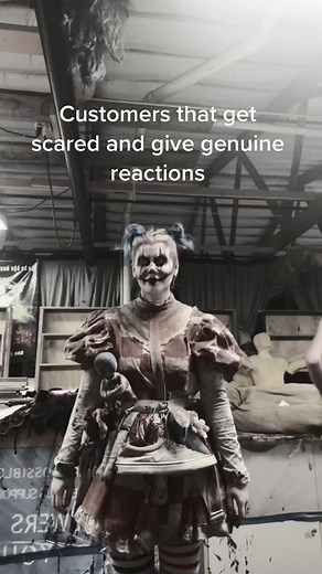 Customers Reacting to Scary Sounds at Haunted House 🎃