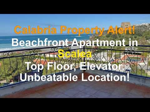 Beachfront Scalea Apartment | Panoramic Terrace | Move-In Ready!