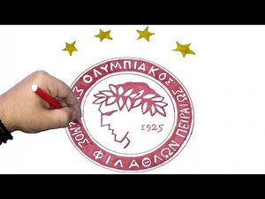 How to draw the logo of Olympiacos F.C.