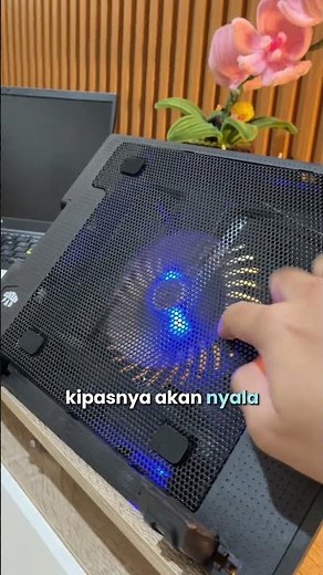 Cara menyalakan cooling pad kipas pendingin laptop yang benar. #kipaslaptop