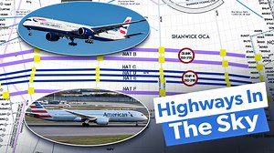 Flying The Tracks: How Commercial Airliners Cross The North Atlantic Ocean