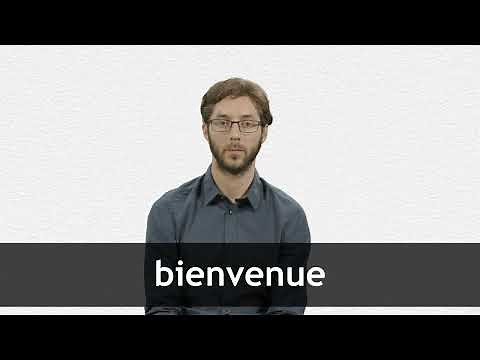 How to pronounce BIENVENUE in French