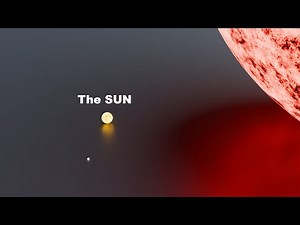 Smallest Star VS Biggest Star | 3D Universe Size Comparison