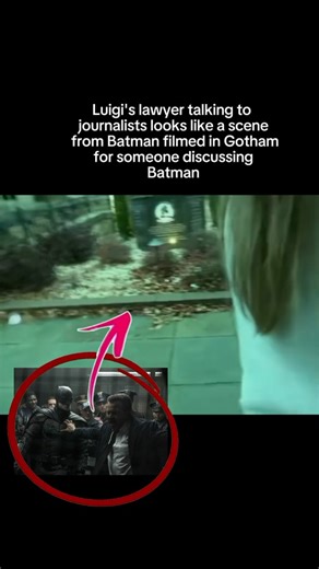 Luigi's Lawyer Press Conference Looks Like Batman Scene