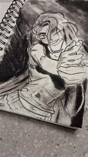 Drawing Hyuna from alien stage using charcoal| Day-38 of drawing everyday #art #alienstage#hyuna