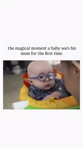 PowerTalksDaily on Instagram: "The post shares a viral video clip from around 2016 showing a baby, fitted with corrective glasses for the first time, reacting with wide-eyed surprise and smiles while gazing at his mother, captioned to evoke the “magical moment” of first clear sight. - Posted by historigins, an account focused on emotional human moments rather than strict history, as evidenced by its recent shares of feel-good family videos like surprise proposals and heartfelt calls. - Research
