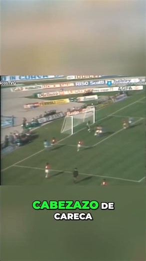 Golazo de Careca: Cabeçada Imparável contra o Napoli! #shorts